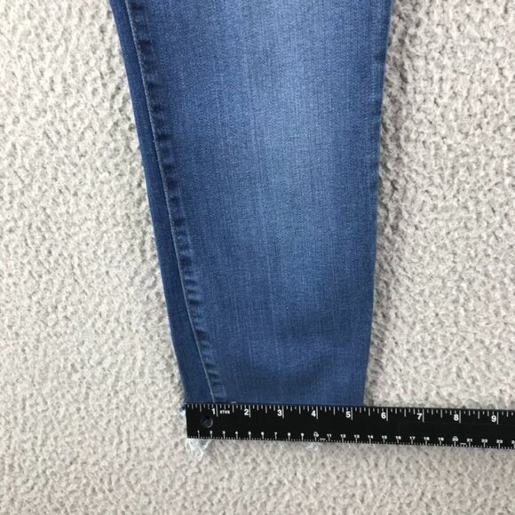 7FAM Womens Size 26 Slim Illusion Raw Hem Cropped Skinny Jeans w/ 23" Inseam - Picture 13 of 16